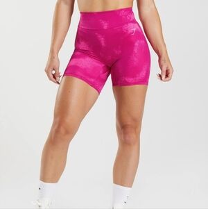 Gymshark Power Tight Shorts In Magenta Size M